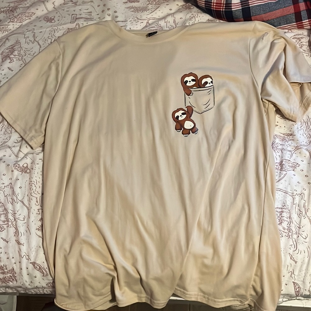 large shein shirt